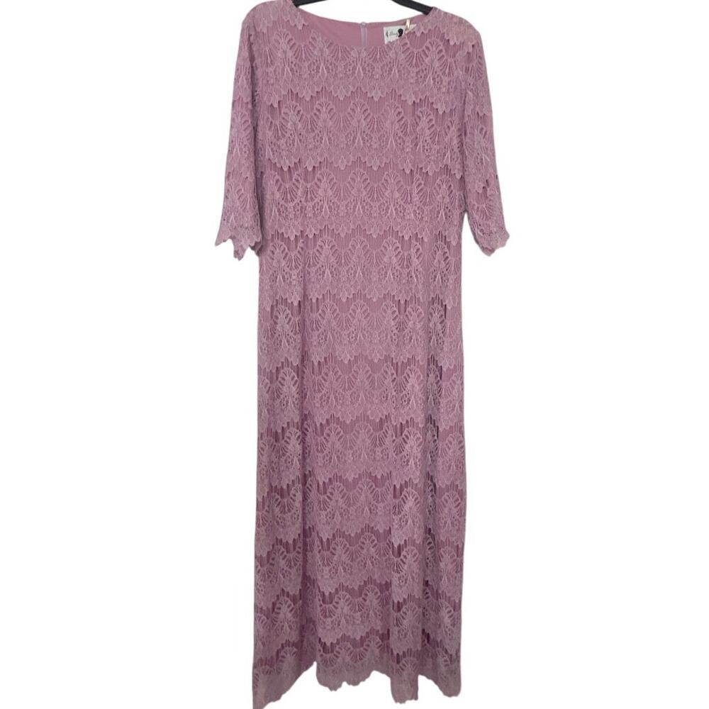 Dainty Jewell’s Scalloped Lace Maxi Dress Modest Romantic XXL Feminine NWT